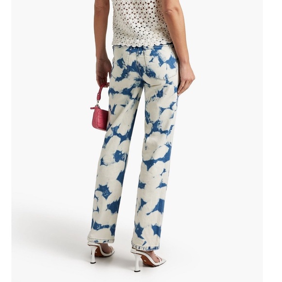 ALICE + OLIVIA Amazing Bleached Marble Jeans - Picture 2 of 7